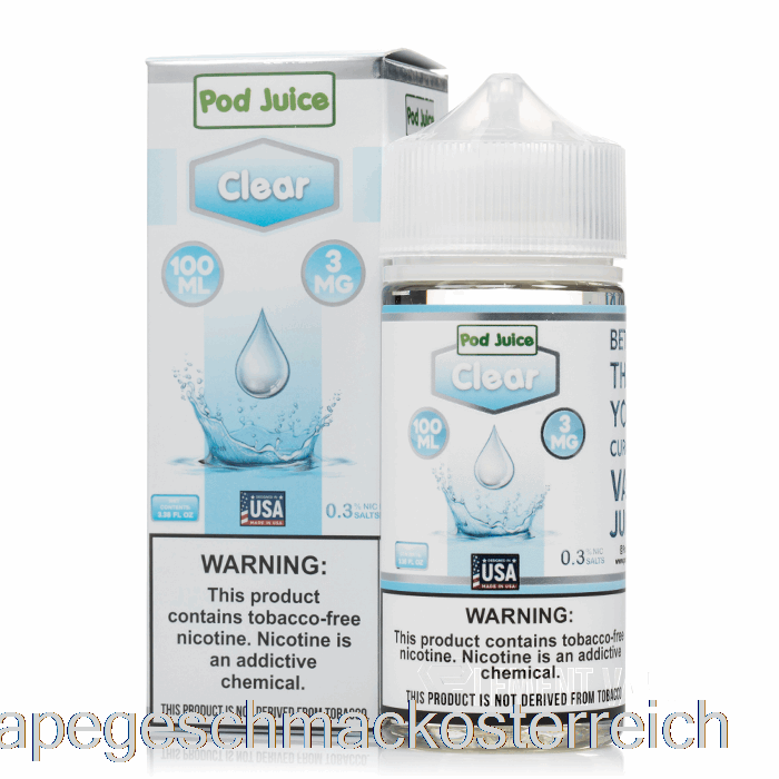 Klar – Schotensaft – 100 Ml, 6 Mg Vape-Geschmack